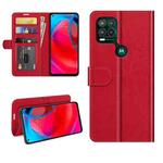 For Motorola Moto G Stylus 5G R64 Texture Single Horizontal Flip Protective Case with Holder & Card Slots & Wallet& Photo Frame(Red)