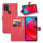 For Motorola Moto G Stylus 5G Litchi Texture Horizontal Flip Protective Case with Holder & Card Slots & Wallet(Red)