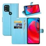 For Motorola Moto G Stylus 5G Litchi Texture Horizontal Flip Protective Case with Holder & Card Slots & Wallet(Blue)