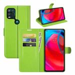 For Motorola Moto G Stylus 5G Litchi Texture Horizontal Flip Protective Case with Holder & Card Slots & Wallet(Green)