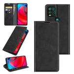 For Motorola Moto G Stylus 5G Retro-skin Business Magnetic Suction Leather Case with Holder & Card Slots & Wallet(Black)