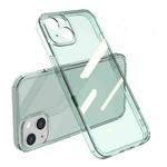 For iPhone 13 High Transparent Tempered Glass + TPU Shockproof Case(Green)