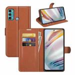 For Motorola Moto G60/G40 Fusion Litchi Texture Horizontal Flip Protective Case with Holder & Card Slots & Wallet(Brown)