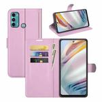 For Motorola Moto G60/G40 Fusion Litchi Texture Horizontal Flip Protective Case with Holder & Card Slots & Wallet(Pink)