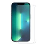 For iPhone 13 Pro Max 2pcs ENKAY Hat-Prince 0.26mm 9H 2.5D Curved Edge Tempered Glass Screen Protector 