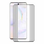 5 PCS For Honor 50 ENKAY Hot Bending Explosion-proof Full Tempered Glass Film