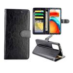 For Xiaomi Redmi Note10 Pro 5G / Poco X3 GT 5G Crazy Horse Texture Leather Horizontal Flip Protective Case with Holder & Card Slots & Wallet & Photo Frame(Black)