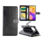 For OPPO Realme 8 / 8 Pro Crazy Horse Texture Leather Horizontal Flip Protective Case with Holder & Card Slots & Wallet & Photo Frame(Black)