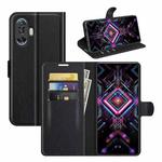 For Xiaomi Poco F3 GT Litchi Texture Horizontal Flip Protective Case with Holder & Card Slots & Wallet(Black)