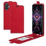 For Xiaomi Poco F3 GT R64 Texture Single Vertical Flip Leather Protective Case with Card Slots & Photo Frame(Red)