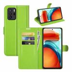 For Xiaomi Poco X3 GT Litchi Texture Flip Leather Phone Case(Green)