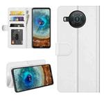 For Nokia X10/X20 R64 Texture Single Horizontal Flip Protective Case with Holder & Card Slots & Wallet& Photo Frame(White)