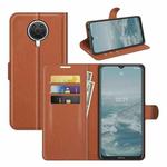 For Nokia G10/G20 Litchi Texture Horizontal Flip Protective Case with Holder & Card Slots & Wallet(Brown)