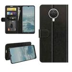 For Nokia G10/G20 R64 Texture Single Horizontal Flip Protective Case with Holder & Card Slots & Wallet& Photo Frame(Black)