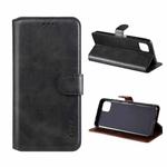 For Samsung Galaxy A22 5G ENKAY Hat-Prince Horizontal Flip PU Leather Case with Holder & Card Slots & Wallet(Black)