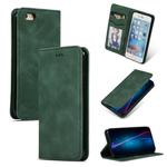 Retro Skin Feel Business Magnetic Horizontal Flip Leather Case for iPhone 6S & 6(Army Green)