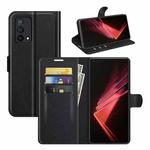For OPPO K9 Litchi Texture Horizontal Flip Protective Case with Holder & Card Slots & Wallet(Black)