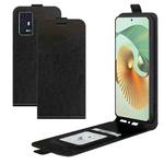 For ZTE Axon 30 Pro 5G R64 Texture Single Vertical Flip Leather Protective Case with Card Slots & Photo Frame(Black)