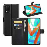 For OPPO Realme V13 5G / Realme 8 5G / Q3i 5G / Q3 5G Litchi Texture Horizontal Flip Protective Case with Holder & Card Slots & Wallet(Black)