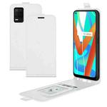For OPPO Realme V13 5G / Realme 8 5G / Q3i 5G / Q3 5G R64 Texture Single Vertical Flip Leather Protective Case with Card Slots & Photo Frame(White)