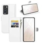 For OPPO Realme GT Master Explorer Litchi Texture Horizontal Flip Protective Case with Holder & Card Slots & Wallet(White)