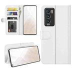 For OPPO Realme GT Master R64 Texture Single Horizontal Flip Protective Case with Holder & Card Slots & Wallet& Photo Frame(White)