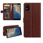 For ZTE Blade A31 R64 Texture Single Horizontal Flip Protective Case with Holder & Card Slots & Wallet& Photo Frame(Brown)