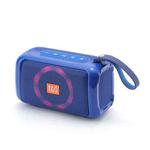 T&G TG193 Portable Bluetooth Speaker LED Light Waterproof Outdoor Subwoofer Support TF Card / FM Radio / AUX(Blue)