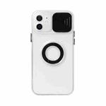 For iPhone 13 Pro Sliding Camera Cover Design TPU Protective Case with Ring Holder (Black)