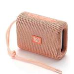 T&G TG313 Portable Outdoor Waterproof Bluetooth Speaker Subwoofer Support TF Card FM Radio AUX(Rose Gold)