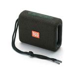 T&G TG313 Portable Outdoor Waterproof Bluetooth Speaker Subwoofer Support TF Card FM Radio AUX(Green)