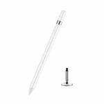 AT-26 2 in 1 Mobile Phone Touch Screen Capacitive Pen Writing Pen with 1 Pen Tip(White)