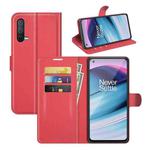 For OPPO Realme Q3 Pro Carnival Litchi Texture Horizontal Flip Protective Case with Holder & Card Slots & Wallet(Red)