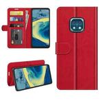 For Nokia XR20 R64 Texture Single Horizontal Flip Protective Case with Holder & Card Slots & Wallet& Photo Frame(Red)