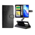 For OPPO Find X3 Neo/Reno5 Pro+ Crazy Horse Texture Leather Horizontal Flip Protective Case with Holder & Card Slots & Wallet & Photo Frame(Black)