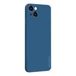 For iPhone 13 PINWUYO Touching Series Liquid Silicone TPU Shockproof Case(Blue)