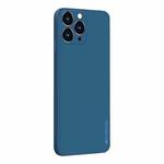 For iPhone 13 Pro PINWUYO Touching Series Liquid Silicone TPU Shockproof Case (Blue)