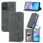 For Honor Play 5T Retro Skin Feel Business Magnetic Horizontal Flip Leather Case with Holder & Card Slots & Wallet & Photo Frame(Gray)