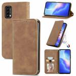 For Blackview A90 Retro Skin Feel Business Magnetic Horizontal Flip Leather Case with Holder & Card Slots & Wallet & Photo Frame(Brwon)