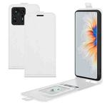 For Xiaomi Mix 4 R64 Texture Single Vertical Flip Leather Protective Case with Card Slots & Photo Frame(White)