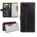 For Xiaomi Mix 4 R64 Texture Single Horizontal Flip Protective Case with Holder & Card Slots & Wallet& Photo Frame(Black)