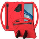 For Huawei MatePad Pro 12.6 2021 EVA Flat Anti Falling Protective Case Shell with Holder(Red)