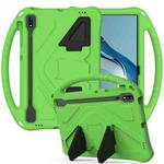 For Huawei MatePad Pro 12.6 2021 EVA Flat Anti Falling Protective Case Shell with Holder(Green)