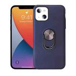 For iPhone 13 mini 360 Rotary Multifunctional Stent PC+TPU Case with Magnetic Invisible Holder(Navy Blue)