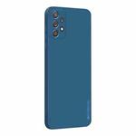 For Samsung Galaxy A72 4G/5G PINWUYO Touching Series Liquid Silicone TPU Shockproof Case(Blue)