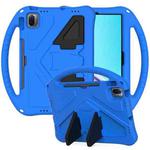 For Huawei MatePad 11 （2021） EVA Flat Anti Falling Protective Case Shell with Holder(Blue)