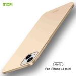 For iPhone 13 mini  MOFI Frosted PC Ultra-thin Hard Case(Gold)