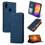 Retro Skin Feel Business Magnetic Horizontal Flip Leather Case for Redmi Note7 & Redmi Note7 Pro(Navy Blue)