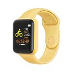 D20S 1.44 inch Color Screen Smart Watch,Support Heart Rate Monitoring/Blood Pressure Monitoring/Blood Oxygen Monitoring/Sleep Monitoring(Yellow)