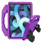 For Lenovo Tab M10 FHD Plus  2nd Gen TB-X606F EVA Material Children Flat Anti Falling Cover Protective Shell With Thumb Bracket(Purple)